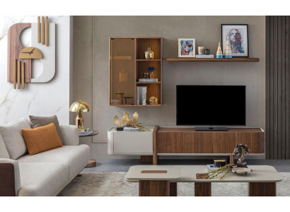 Wohnwand Design olohuonekaluste Seinäkaappi Uusi Seinä hylly