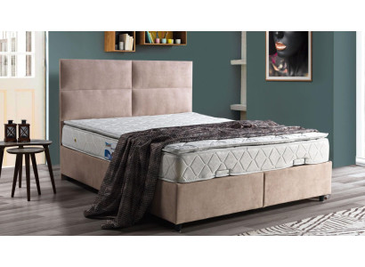 Vuodesuunnittelu Luxe Beige Verhoiltu Makuuhuone Kalusteet Parisängyt 160x200