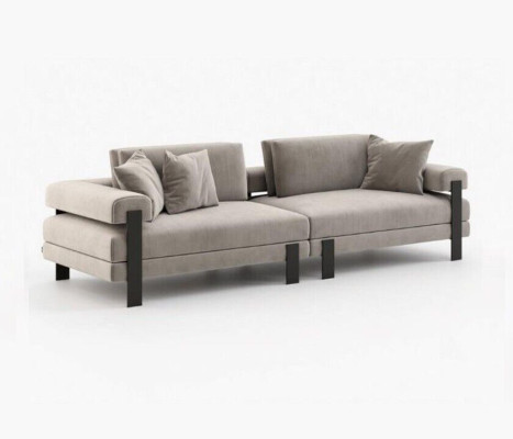 Olohuoneen 2-paikkainen sohvatyynysohva, luxus-designersohva, moderni uusi