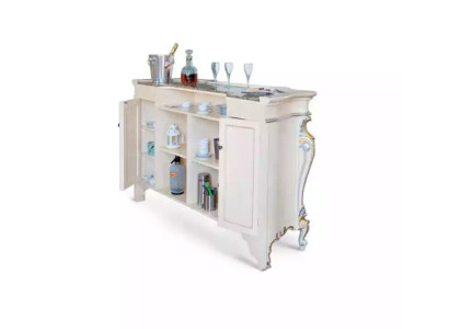 Bartresen Weißer Bartresen Klassischer Stil Bartresen Holztresen Bar