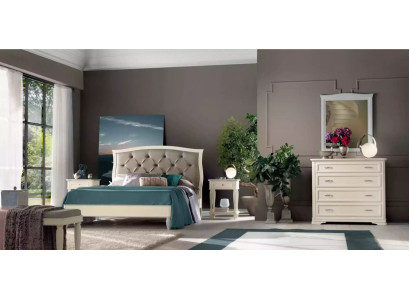 Bett 2x yöpöytää 5 osainen makuuhuoneen design luxus lipasto kokonaisuus