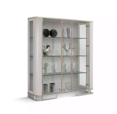 Vitriini Puu Luxus Klassinen Sideboard Design Huonekalut Italialainen Valkoinen