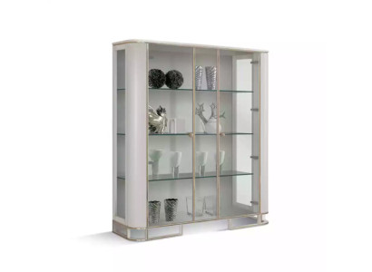 Vitriini Puu Luxus Klassinen Sideboard Design Huonekalut Italialainen Valkoinen