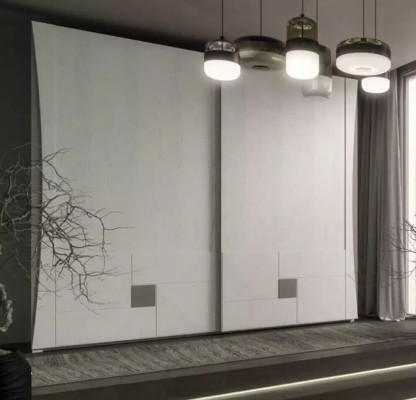 Vaatekaappi Puu Makuuhuonekalut Design Kaapit Valkoinen Italia Uusi