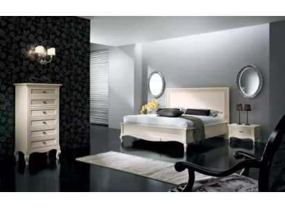 Bett 2x yöpöytää 4-osainen makuuhuonekalusto Lipasto Luxury Uusi