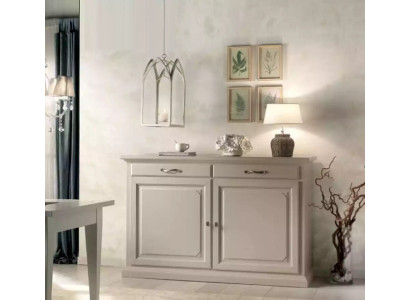 Ylellinen sivupöytä kommodeilla beige