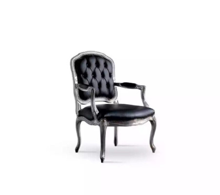 Luxus Design -tuoli Italian tyylinen huonekalu Yksittäinen istuin Puinen nojatuoli Uusi