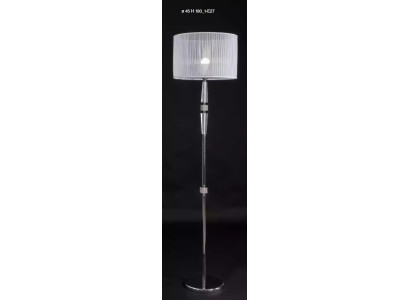 Tyylikkäät lattiavalaisimet Ylellinen valaisinteline Hopea 180 cm