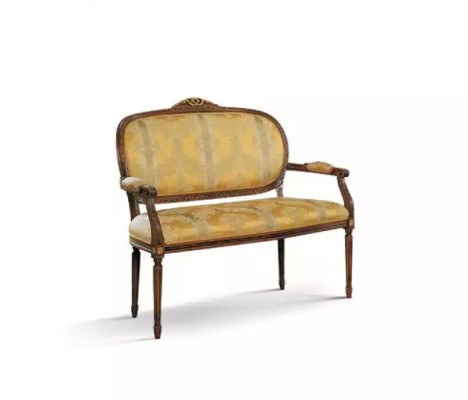 Istuinpenkki Klassinen Keltainen Jakkara Retro Olohuone Luxus Design Uusi