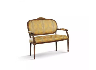 Istuinpenkki Klassinen Keltainen Jakkara Retro Olohuone Luxus Design Uusi
