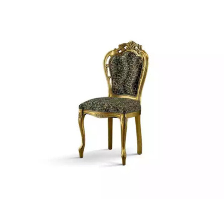 Ruokailuhuoneen tuoli Luxury Art déco -tuolit Design Puutuoli Italian huonekalut