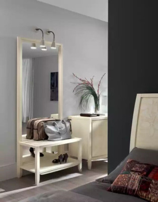 Seisova peili Design-peili Italian makuuhuone Puu seisova seinä