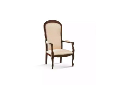 Olohuoneen nojatuoli 1 istuinsohva pehmuste luxus tekstiili design puu huonekalut