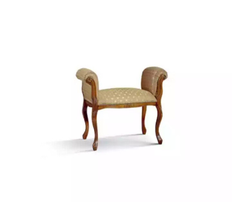 Pankki Sisustus Beige Istuinpenkki Designer Istuinkaluste Pehmustettu penkki Penkit