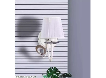 Valkoinen seinakandela, design-luksuslamppu, kattokruunu, klassinen tyyli.