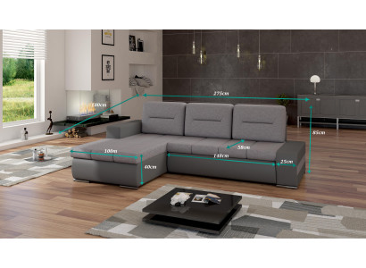 Design Kulmasohva Ottavio Nukkumistoiminto Soffa Olohuonekalu Soivat Nukkumaisohva