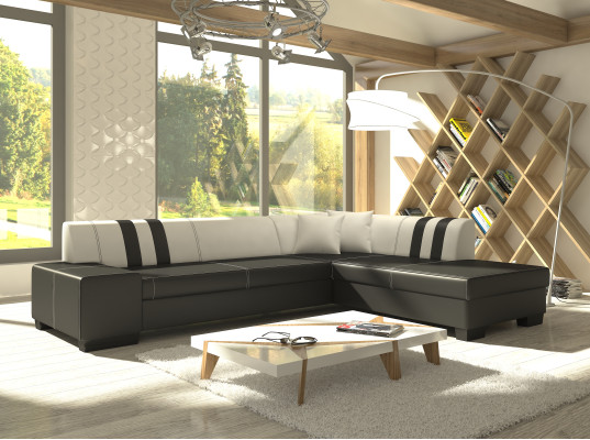 Design Kulmasohva Nukkumaisohva Sänkytoiminto Soivat Couch Nahka Tekstiili Pehmuste Uusi