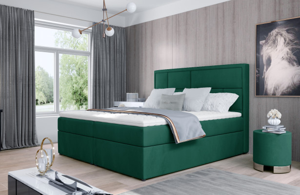 Luxus-sänky sekä sängyt 180x215 Klassinen makuuhuone Italialaiset huonekalut
