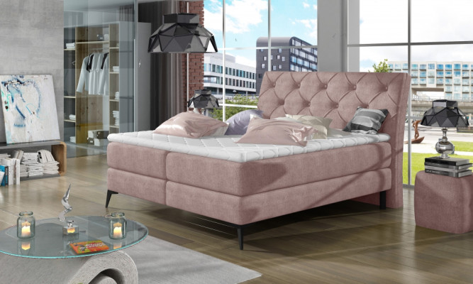 Kaksipaikkaiset sängyt Moderni sänkyrunko Sängyt Parisänkyrunko Pehmustettu design Uusi