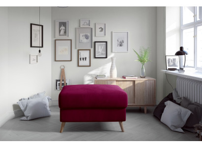 Hocker Pouf -sohva Tyynyjakkara Jalkajakkara Ottomane Huonekalujakkara Pinkki