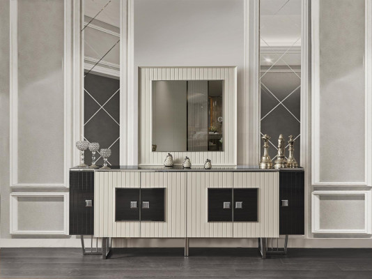 Kommode Regal Konsoli Huonekalu Sideboard Italialainen tyyli Lipasto Kaappi Luksus