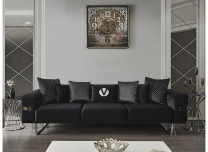 Olohuoneen sohva Sojaus Tyyny Sohvat xxl Design-sohva 4-istuttava Tekstiili Suuri Uusi