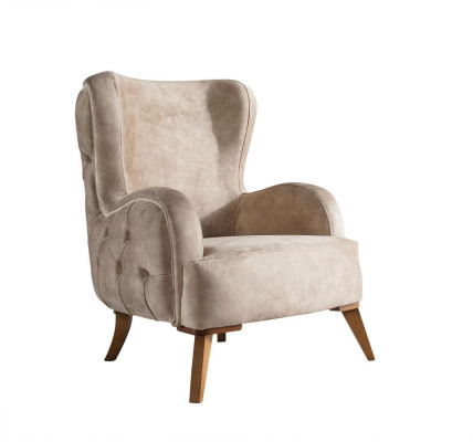 Tekstiili Tyyny Istuva Nojatuoli Soiva Soiva Istuma Luksus Kirjava Rentoutua Beige Chesterfield Uusi