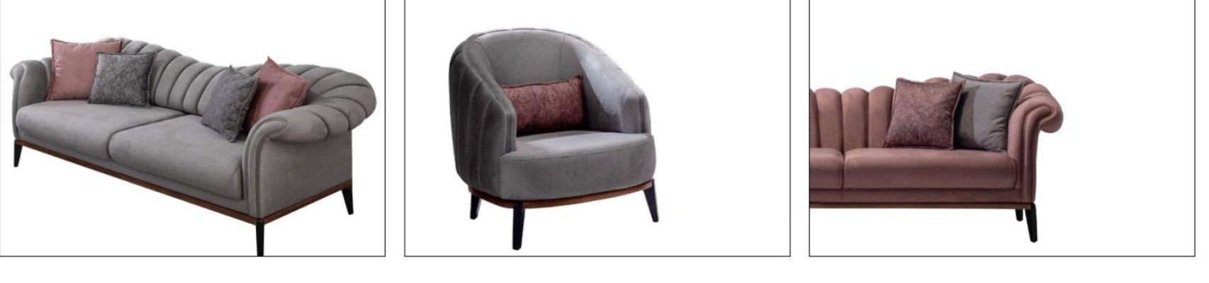 Kangas Chesterfield Sohva Verhoitettu istuin Nojatuoli tekstiili Moderni nojatuolin sininen 1 istuin
