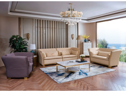 Sohvaryhmä Relax 3+2+1 Istuinsetti Design Sohvat Verhoilu Nahka