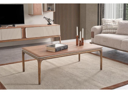 Suunnittelijan sohvapöytä moderni sohvapöytä puusta olohuone beige