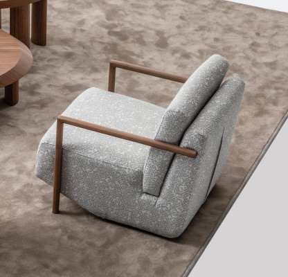 Sessel Grau olohuonekaluste design moderni luksus yksittäinen nojatuoli klubi rentoutuminen