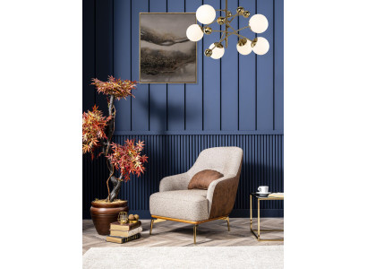 Ohjauspyörä Korvaistuin Moderni Kangas Olohuone Polyesteri Harmaa Design Istuin