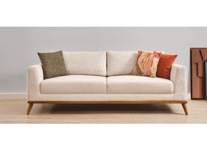 Stilvoll 3-paikkainen sohva – Design-huonekalu olohuoneen luxussohva 223 cm