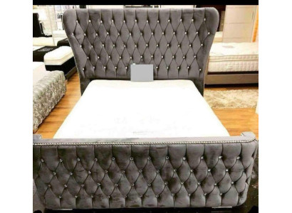 Chesterfield Hotellin Kaksoisnahka Sänky Makuuhuone Tyyny Luksussängyt 200x200
