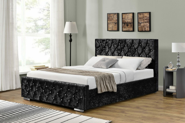 Chesterfield Sänky Design Makuuhuone Englantilaiset Sängyt Tekstiilisängyt