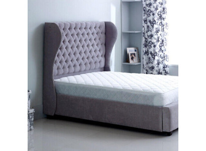 Chesterfield-suunnittelijan makuuhuoneen tekstiili nahka pehmuste 140/160/180/200 cm