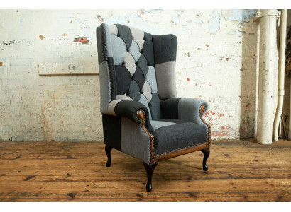 Chesterfield Club Lounge -suunnittelijan nojatuoli sofa 1 istuttava