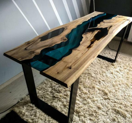 Epoksihartsukonsolit Pöytä Designer pöydät Luksus olohuonekalut