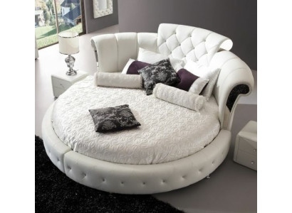 Chesterfield Bett Luxus-sängyt Pyöreä design-hotellin sänky Pyöreä makuuhuone
