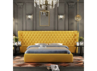 XXL Suuri Sänky Paneeli Chesterfield Hotelli Luxussuunnittelu Sängyt 200x200cm Uusi
