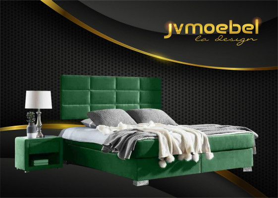 Boxspring makuuhuoneen luxusvuode sängyt parisänky huonekalut kangas 140 160 180 x 200 cm