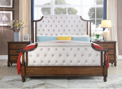 Betti 2x yöpöytä 3-osainen makuuhuonekokonaisuus sängyt uudet luksus Chesterfield 180x200