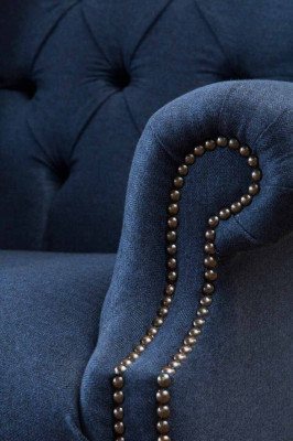 Klassinen Chesterfield-sohvakokonaisuus Täydellinen sarja Sohva Verhoilu Nahka