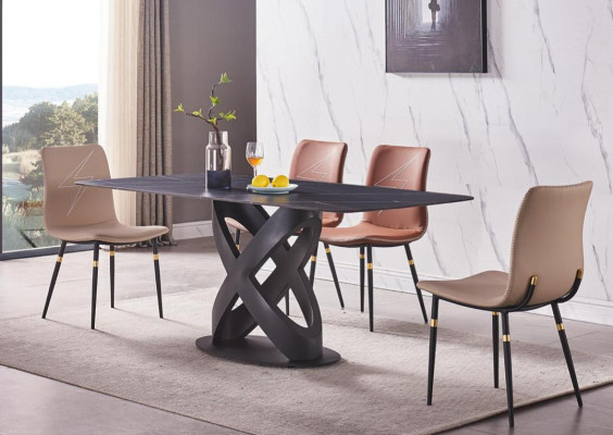 Luxus Moderni Kivipöytä Huonekalut Pöytä Pöydät Ruokailuhuone Design Keittiö Uusi