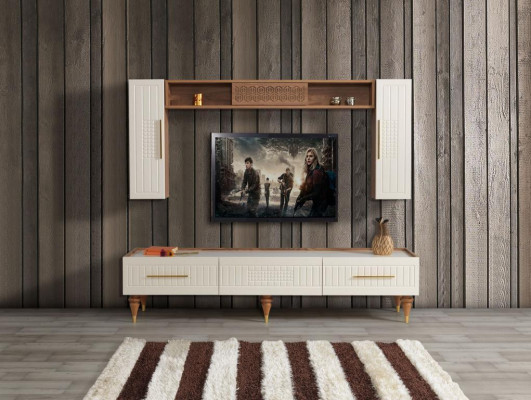 Sofagarnituuri Sofa Luxus Nojatuoli 3+1-paikkainen sohvapöytä Sivupöytä Sarja 4-osainen