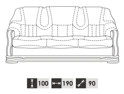 Ohjaussofa asumisaluetta 3+2 istuinparvi moderni design sofaa nahka