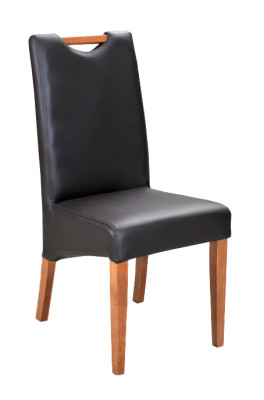 8x Istuinta Tuoli Design Puu Nahka Tyynytyyny Tuolit Ravintola Ruokailuhuone