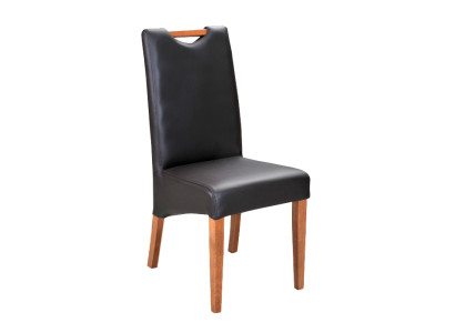 8x Istuinta Tuoli Design Puu Nahka Tyynytyyny Tuolit Ravintola Ruokailuhuone
