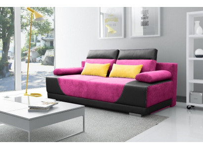 Unikekasohva kangas uusi verhoilu nukkumistoiminto 3 istuinta sova tekstiili pehmuste