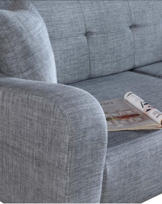 Chesterfield-nojatuoli TV-sova 1-istuttava sova kangas tekstiili sohvatyynyt